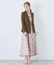 フラワーオーガンジードレス