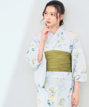 夏麗し浴衣 ひまわり夏乙女 4点セット（浴衣・兵児帯・腰紐×2)