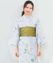 夏麗し浴衣 ひまわり夏乙女 4点セット（浴衣・兵児帯・腰紐×2)