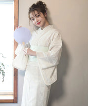 夏麗し浴衣 風薫る儚 4点セット（浴衣・平帯・腰紐×2)