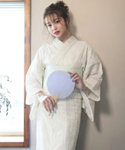 夏麗し浴衣 風薫る儚 4点セット（浴衣・平帯・腰紐×2)