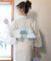 夏麗し浴衣 風薫る儚 4点セット（浴衣・平帯・腰紐×2)