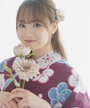 夏麗し浴衣 梅姫 下駄付き5点セット(浴衣・兵児帯・腰紐×2・下駄)