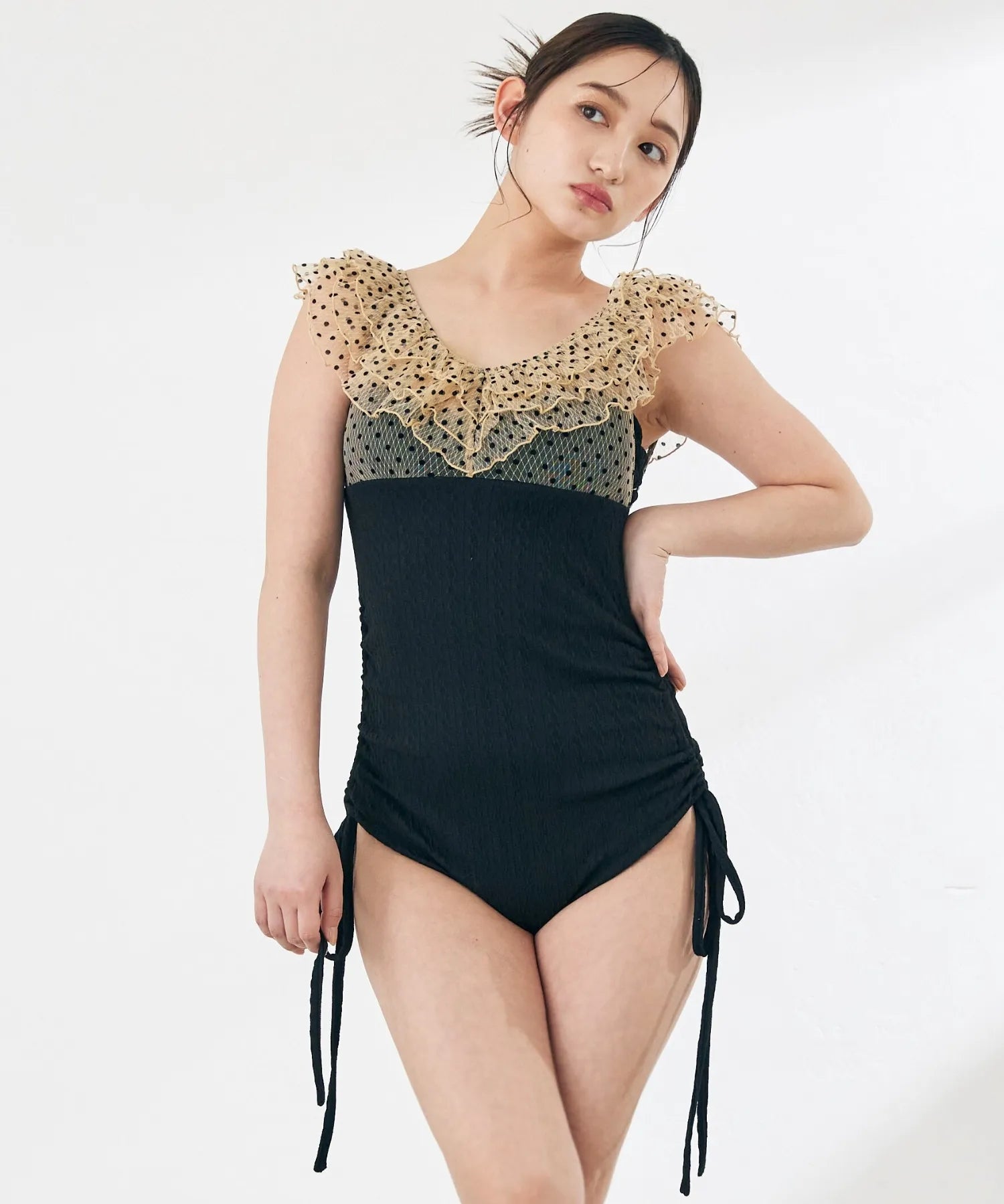 ドットチュールワンピーススイムウェア – shop-celen ドットチュールワンピーススイムウェア – shop-celen