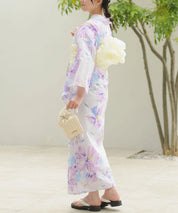 夏恋浴衣 マーガレットの花便り 下駄付き5点セット(浴衣・兵児帯・腰紐×2・下駄)