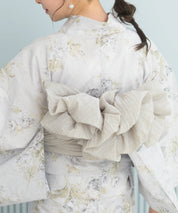 夏恋浴衣 ロココ調まったりミントミルク 4点セット(浴衣・兵児帯・腰紐×2)