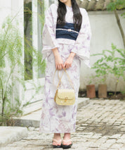 夏恋浴衣 優夢花の秘密 下駄付き5点セット(浴衣・兵児帯・腰紐×2・下駄)