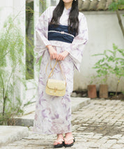 夏恋浴衣 優夢花の秘密 下駄付き5点セット(浴衣・兵児帯・腰紐×2・下駄)