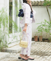 夏恋浴衣 優夢花の秘密 下駄付き5点セット(浴衣・兵児帯・腰紐×2・下駄)