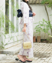 夏恋浴衣 優夢花の秘密 下駄付き5点セット(浴衣・兵児帯・腰紐×2・下駄)