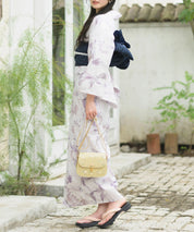 夏恋浴衣 優夢花の秘密 下駄付き5点セット(浴衣・兵児帯・腰紐×2・下駄)