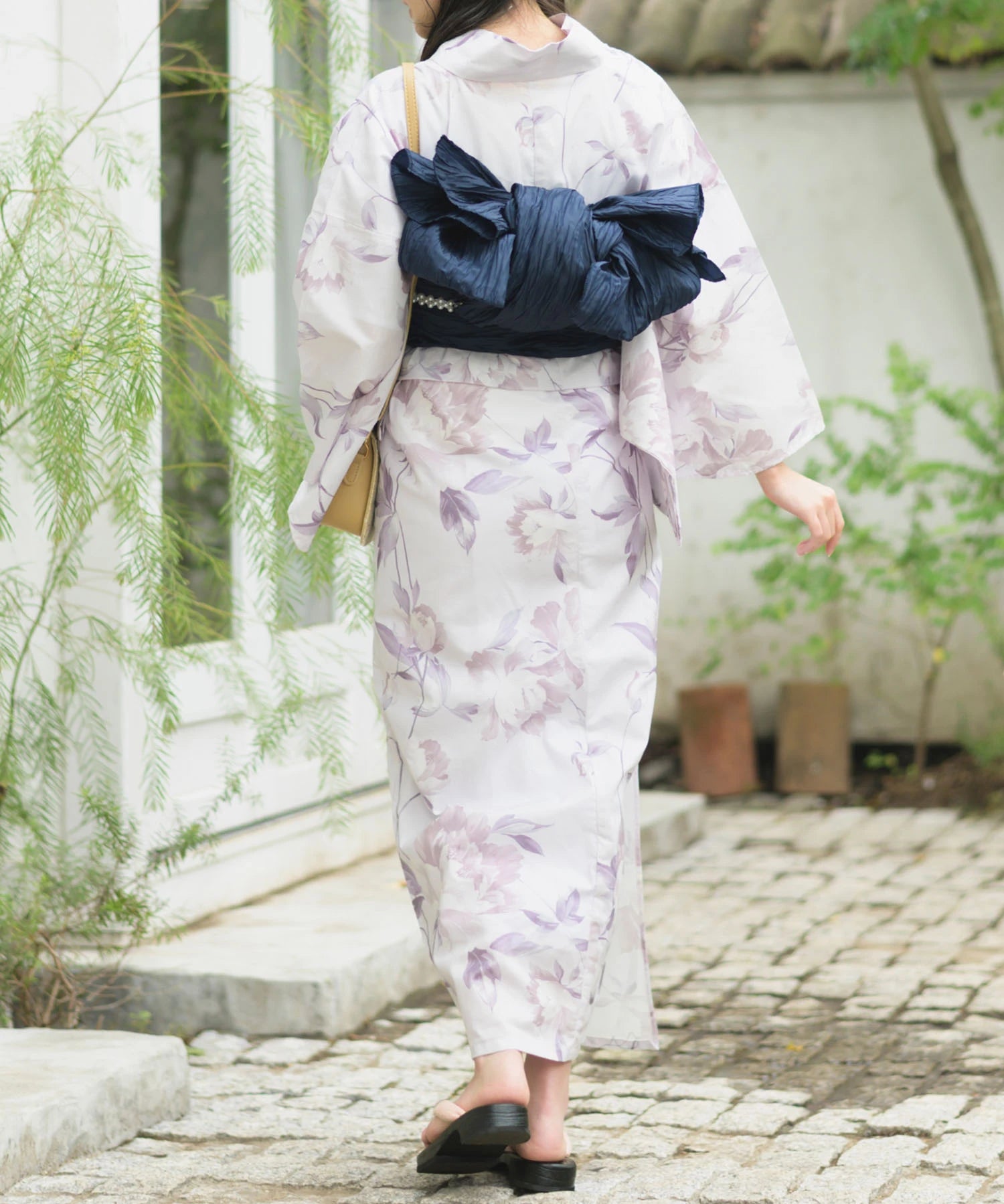 夏恋浴衣 優夢花の秘密 下駄付き5点セット(浴衣・兵児帯・腰紐×2・下駄)