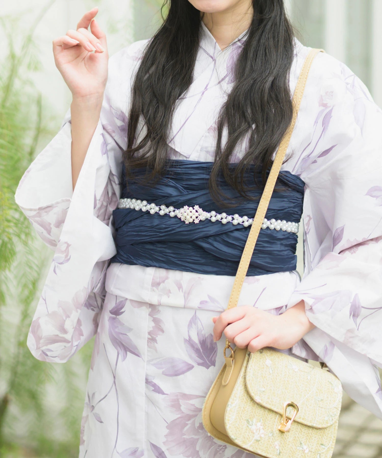 夏恋浴衣 優夢花の秘密 4点セット(浴衣・兵児帯・腰紐×2)