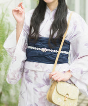 夏恋浴衣 優夢花の秘密 4点セット(浴衣・兵児帯・腰紐×2)