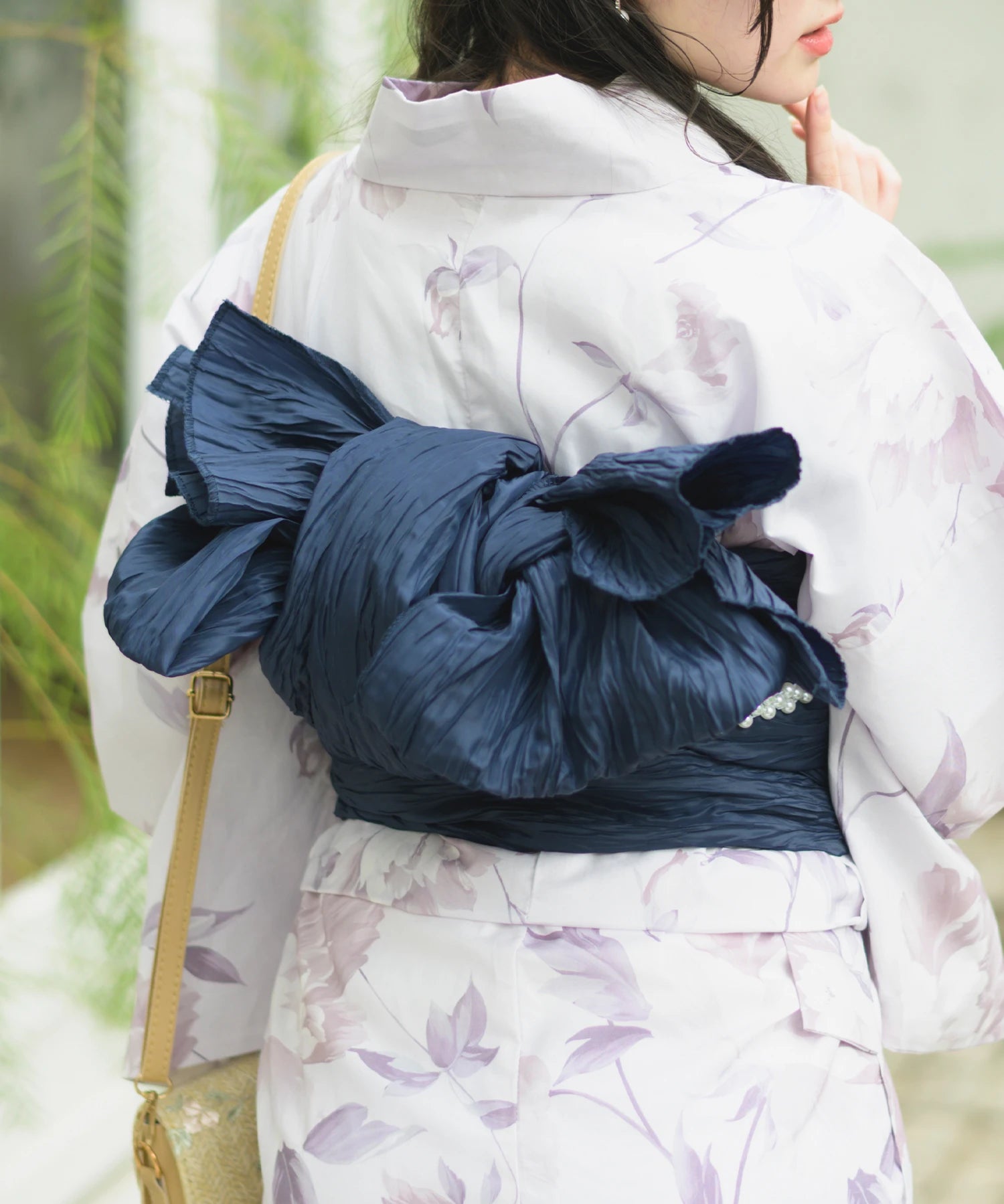 夏恋浴衣 優夢花の秘密 4点セット(浴衣・兵児帯・腰紐×2)