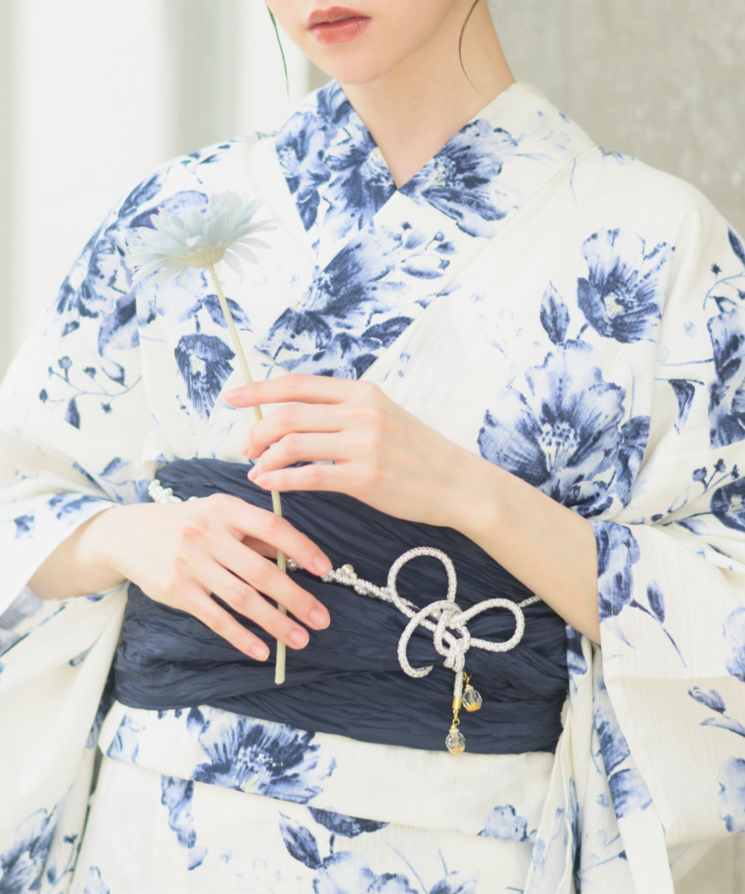 夏宵浴衣 艶麗深椿 4点セット(浴衣・兵児帯・腰紐×2) – shop-celen