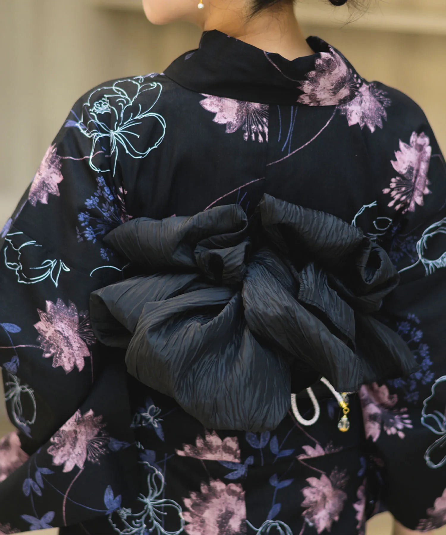 夏宵浴衣 宵の風花宴 4点セット(浴衣・兵児帯・腰紐×2)