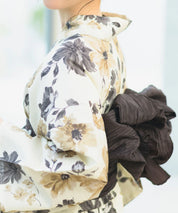 夏宵浴衣 色香花 4点セット(浴衣・兵児帯・腰紐×2)