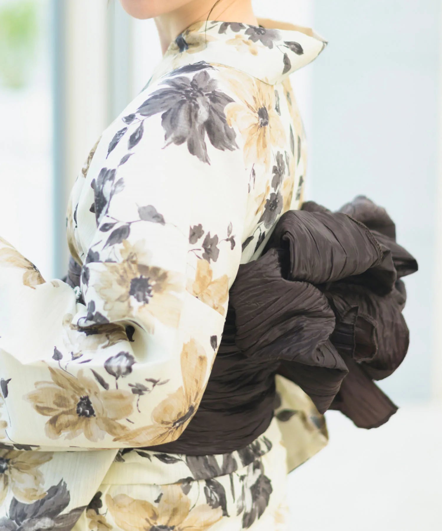 夏宵浴衣 色香花 4点セット(浴衣・兵児帯・腰紐×2)