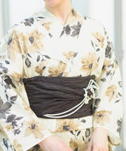 夏宵浴衣 色香花 4点セット(浴衣・兵児帯・腰紐×2)