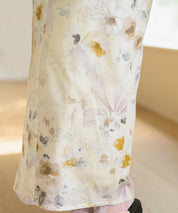 夏宵浴衣 ミルキーリボンの花奏 4点セット(浴衣・兵児帯・腰紐×2)