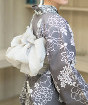 夏宵浴衣 菊芍優音 4点セット(浴衣・兵児帯・腰紐×2)