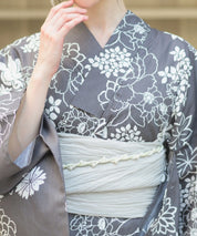 夏宵浴衣 菊芍優音 4点セット(浴衣・兵児帯・腰紐×2)