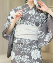 夏宵浴衣 菊芍優音 4点セット(浴衣・兵児帯・腰紐×2)