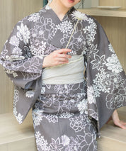 夏宵浴衣 菊芍優音 4点セット(浴衣・兵児帯・腰紐×2)