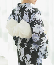 夏花浴衣 月下の百合調べ 4点セット(浴衣・兵児帯・腰紐×2)