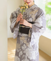 夏花浴衣 和花の柔香 4点セット(浴衣・兵児帯・腰紐×2)