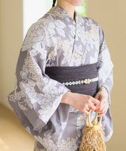 夏花浴衣 和花の柔香 4点セット(浴衣・兵児帯・腰紐×2)