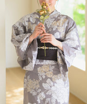 夏花浴衣 和花の柔香 4点セット(浴衣・兵児帯・腰紐×2)