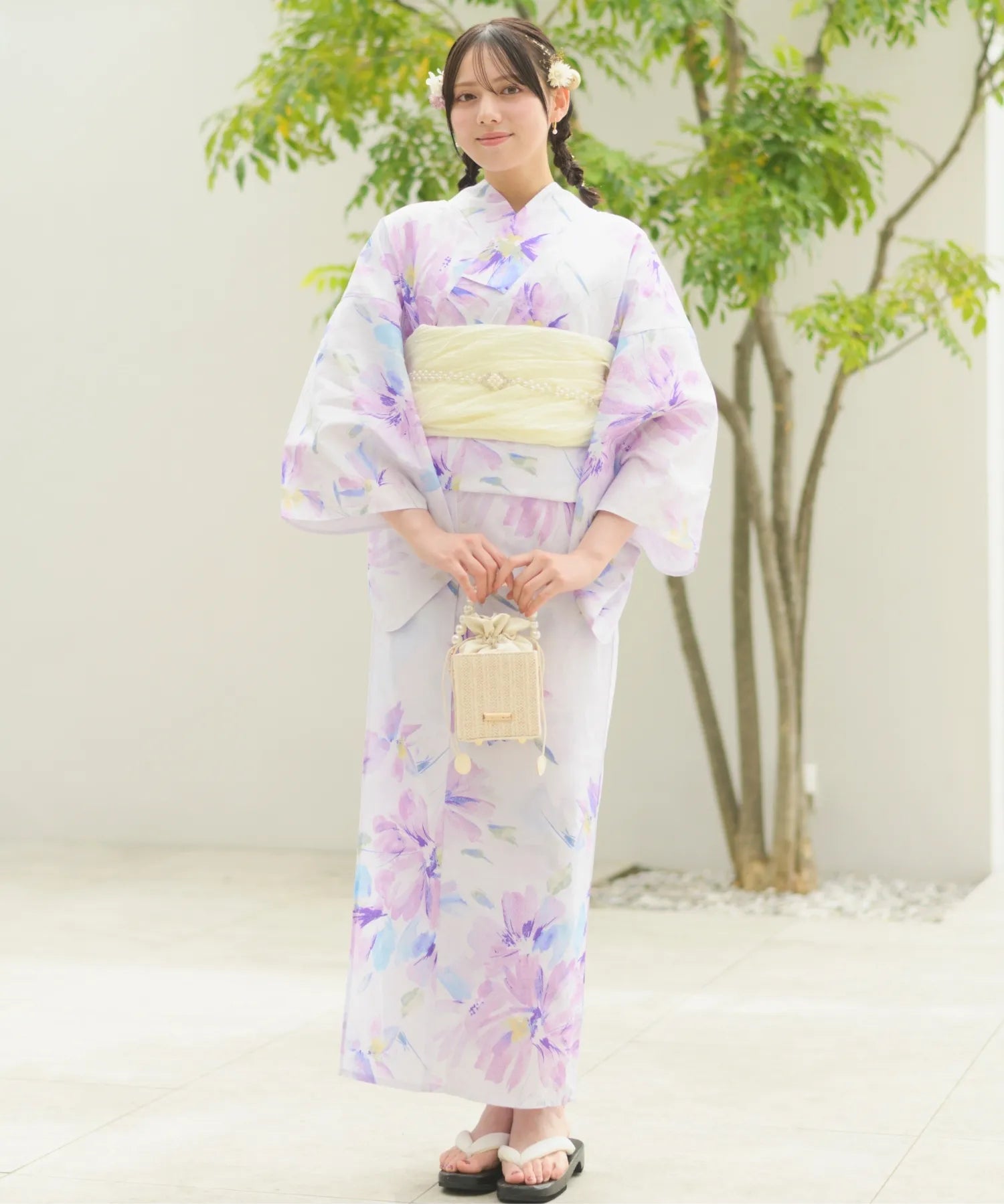 夏恋浴衣 マーガレットの花便り 単品