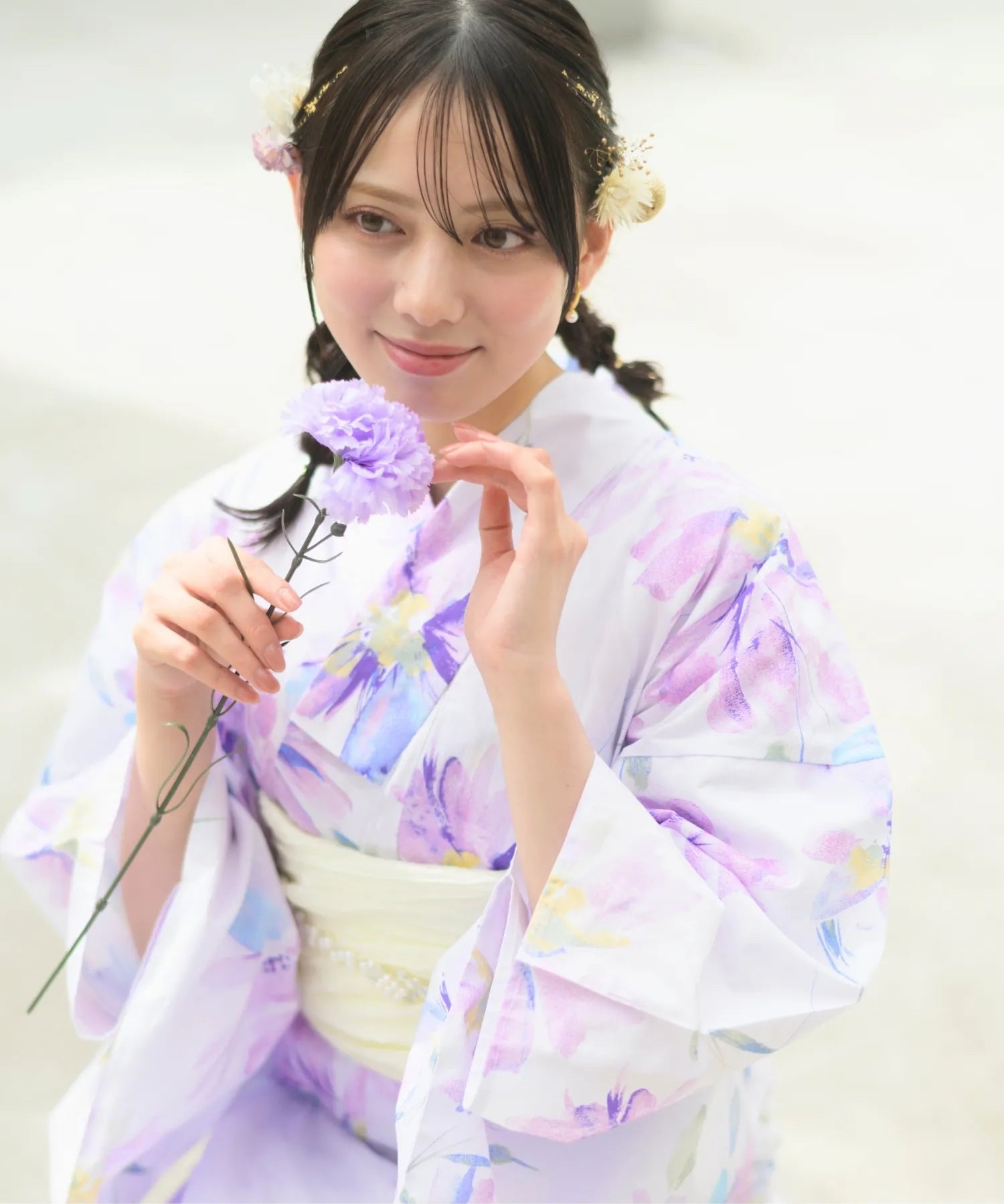 夏恋浴衣 マーガレットの花便り 単品
