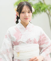 夏恋浴衣 恋花模様 単品