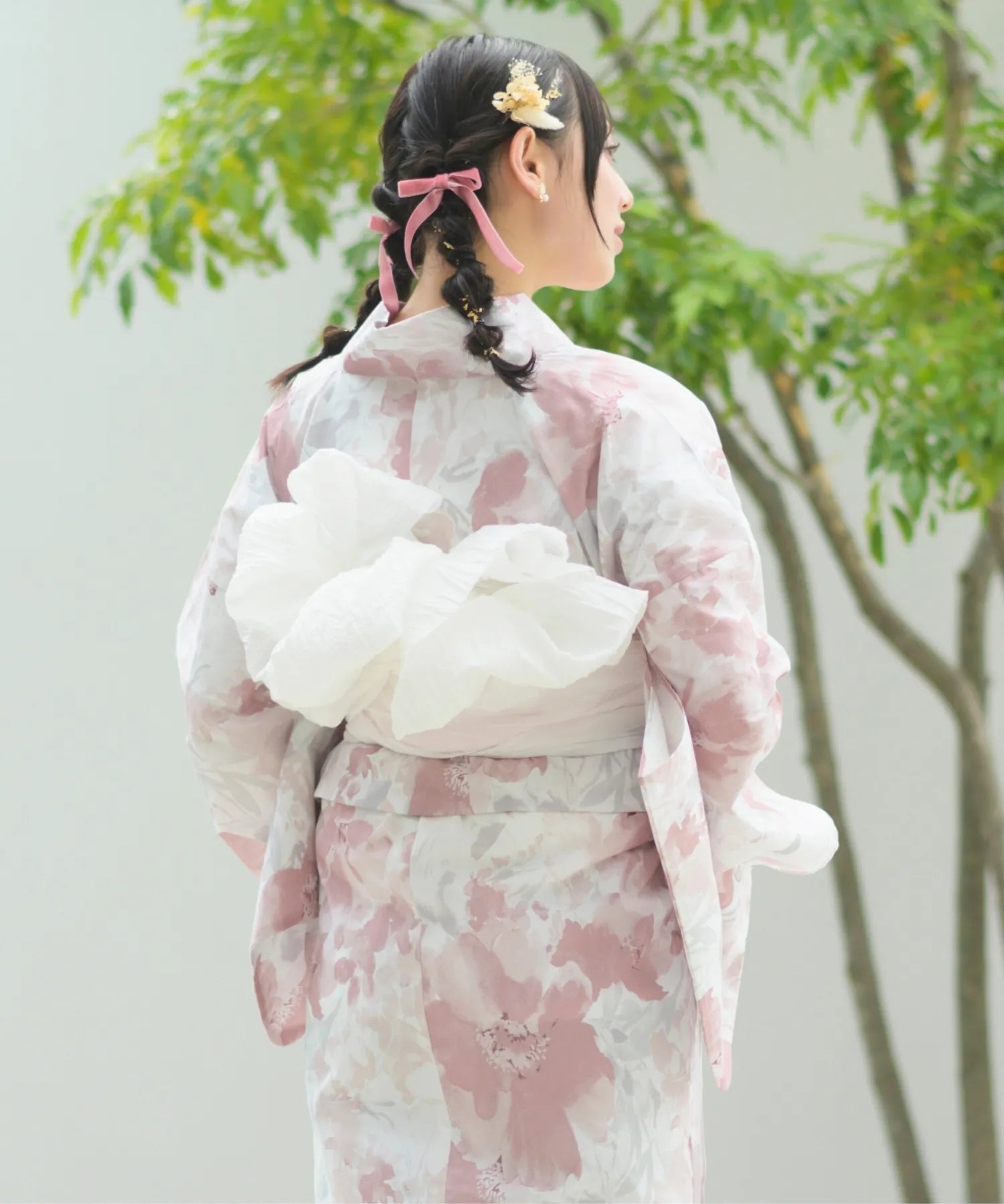 夏恋浴衣 恋花模様 単品