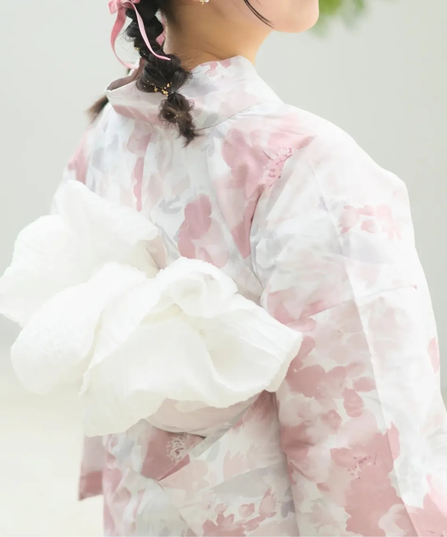 夏恋浴衣 恋花模様 単品