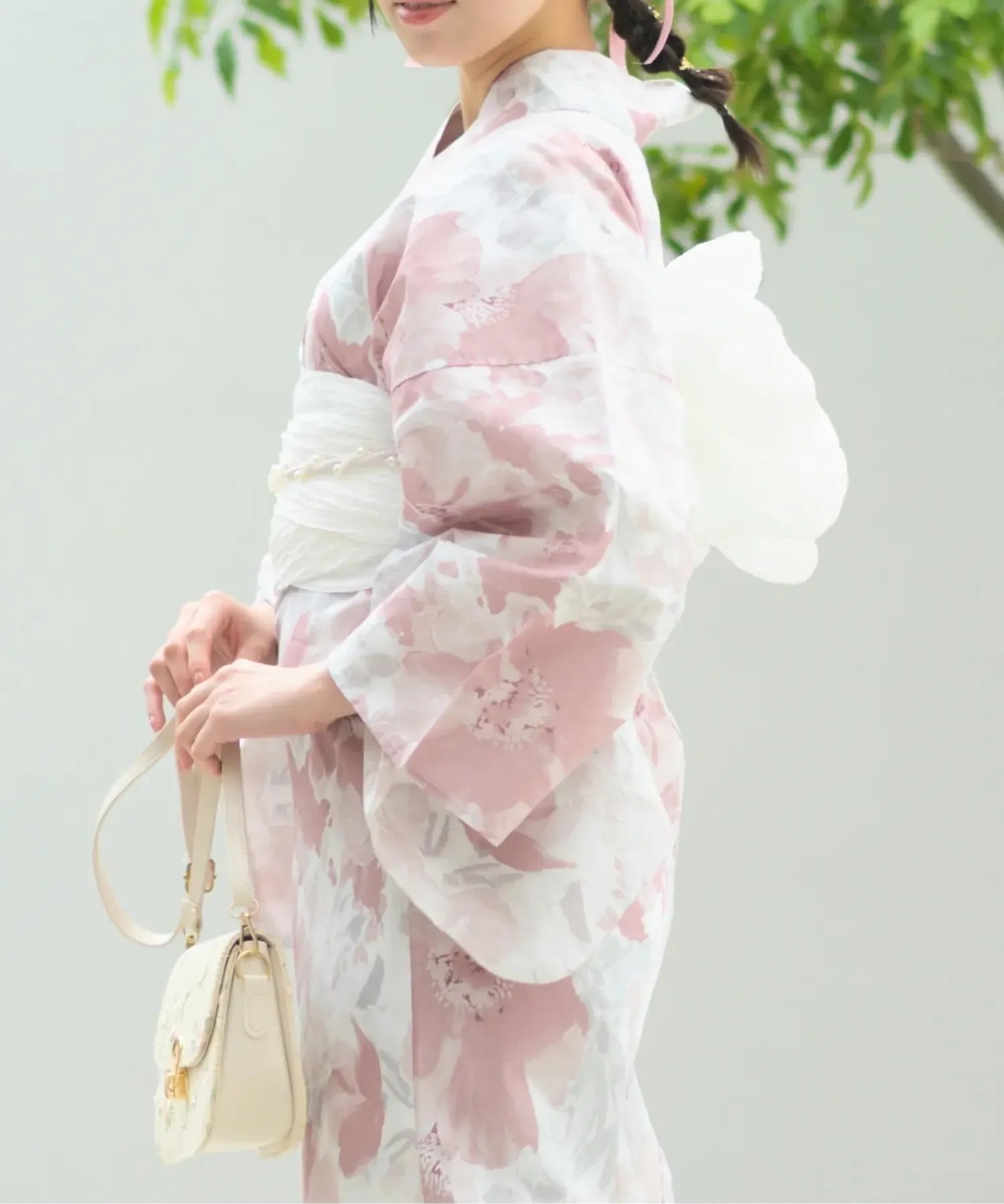 夏恋浴衣 恋花模様 単品