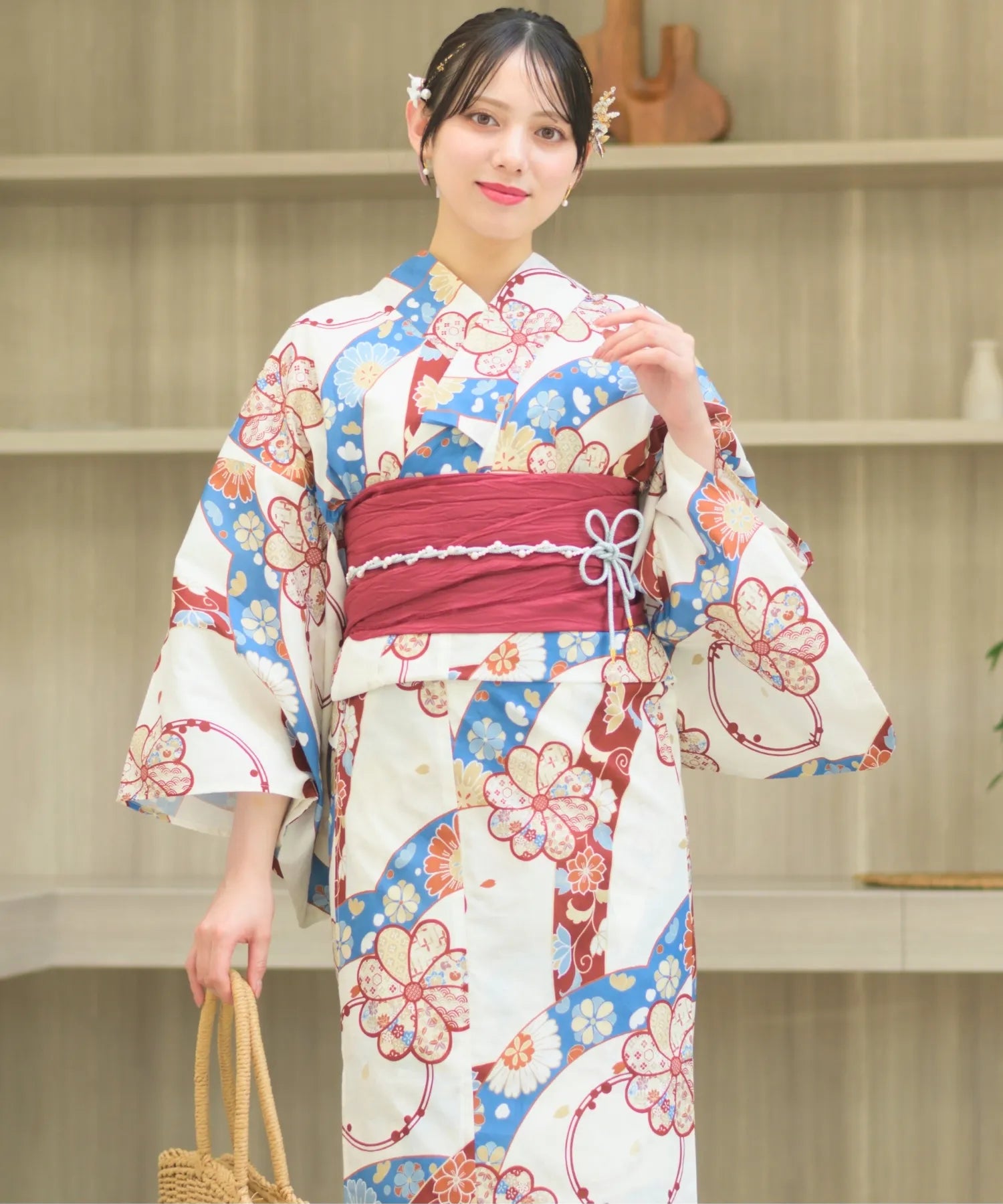 夏恋浴衣 花織りの舞 単品