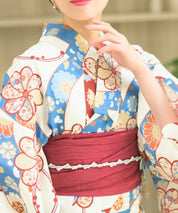 夏恋浴衣 花織りの舞 単品
