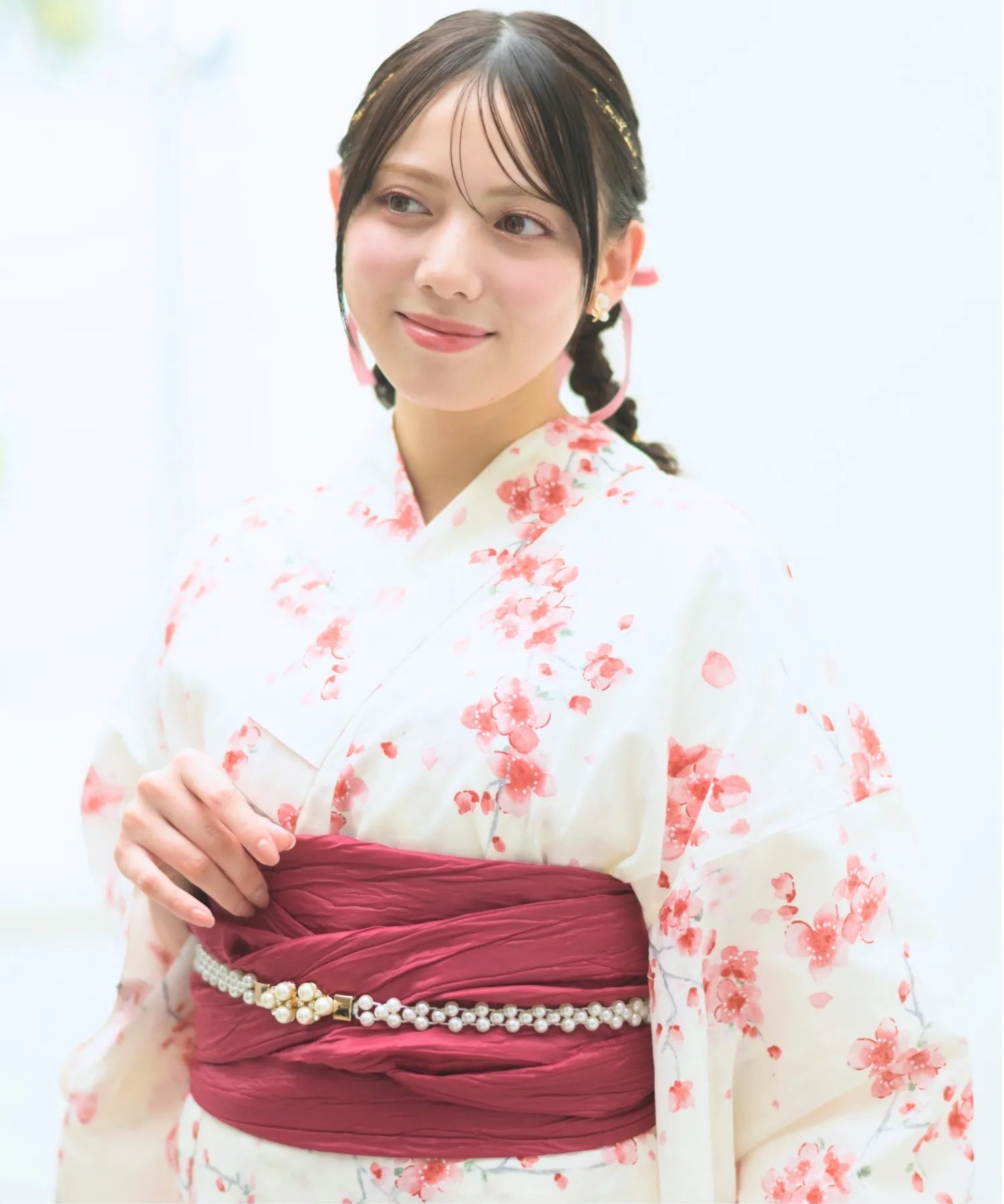 夏恋浴衣 桜霞みやび 単品
