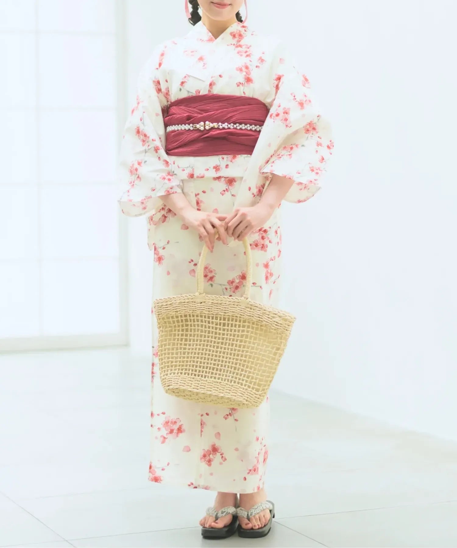夏恋浴衣 桜霞みやび 単品