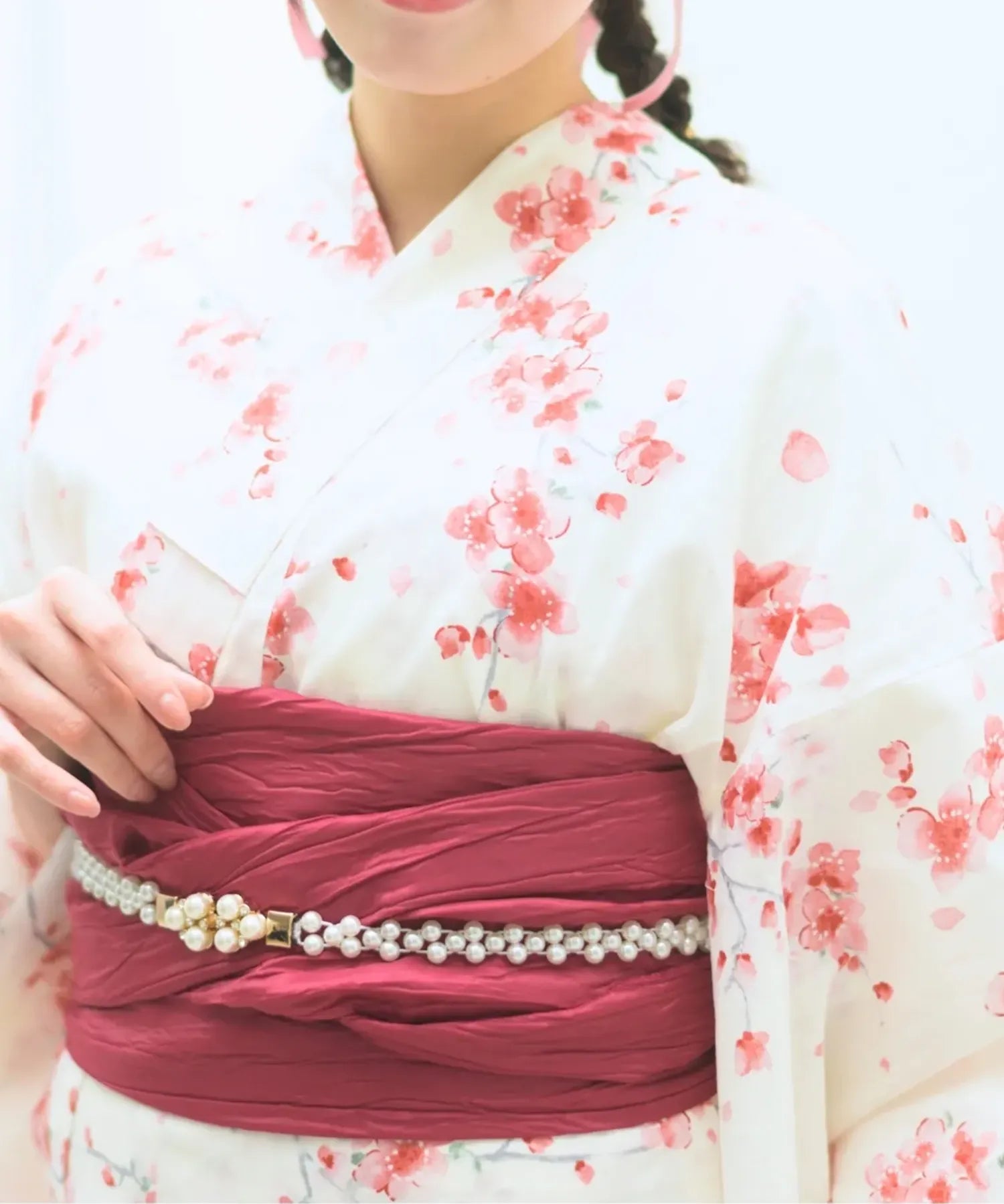 夏恋浴衣 桜霞みやび 単品