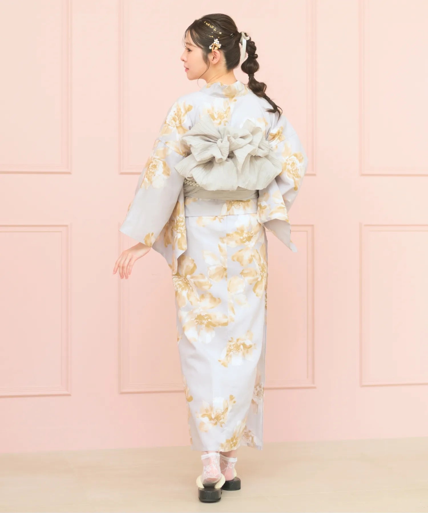 夏恋浴衣 ふわり淡花咲き 単品