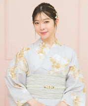 夏恋浴衣 ふわり淡花咲き 単品