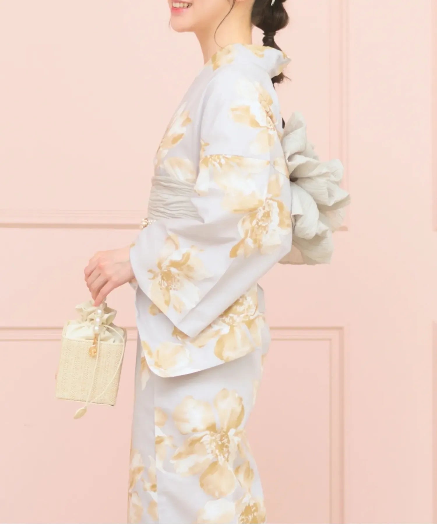 夏恋浴衣 ふわり淡花咲き 単品