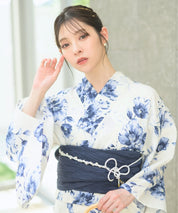 夏恋浴衣 艶麗深椿 単品