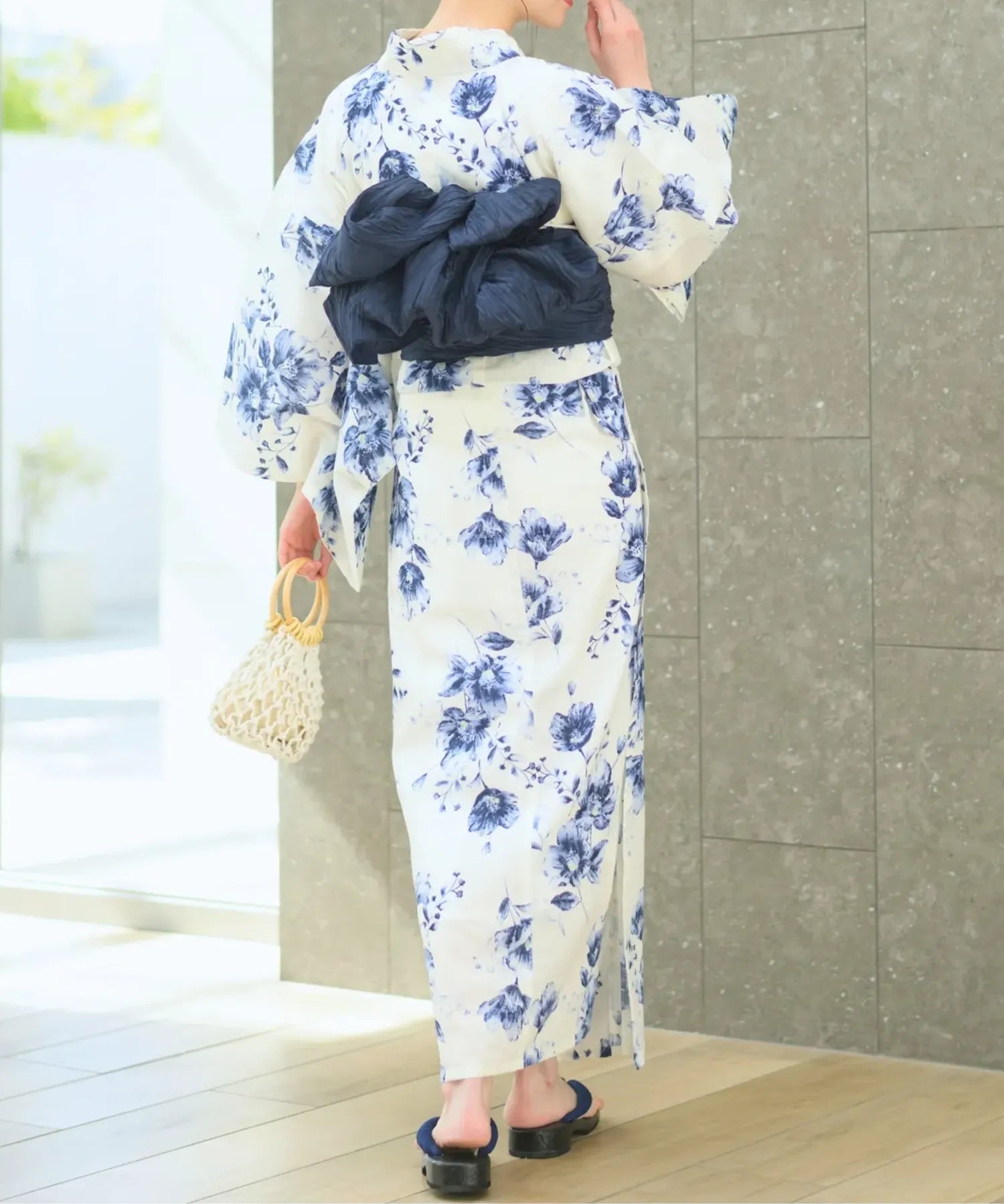 夏恋浴衣 艶麗深椿 単品