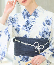 夏恋浴衣 艶麗深椿 単品